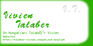 vivien talaber business card